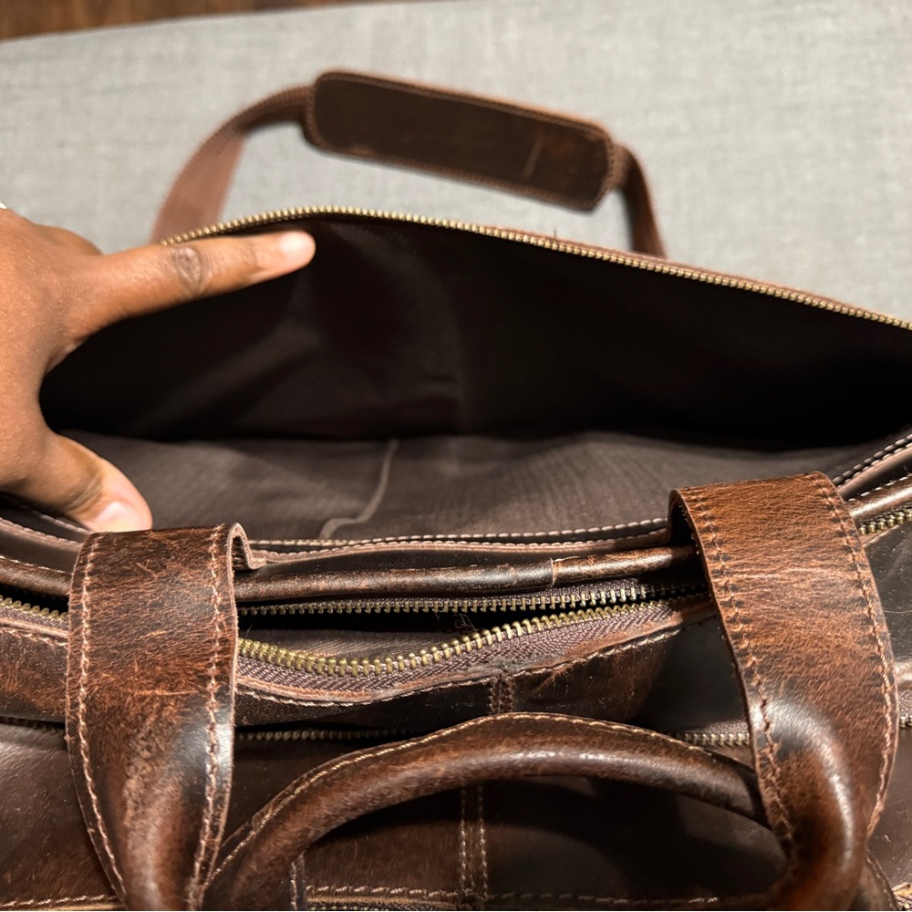 Leather Briefcase - Picture 9 of 12